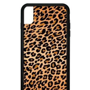 wildflower iphone xr leopard print case
